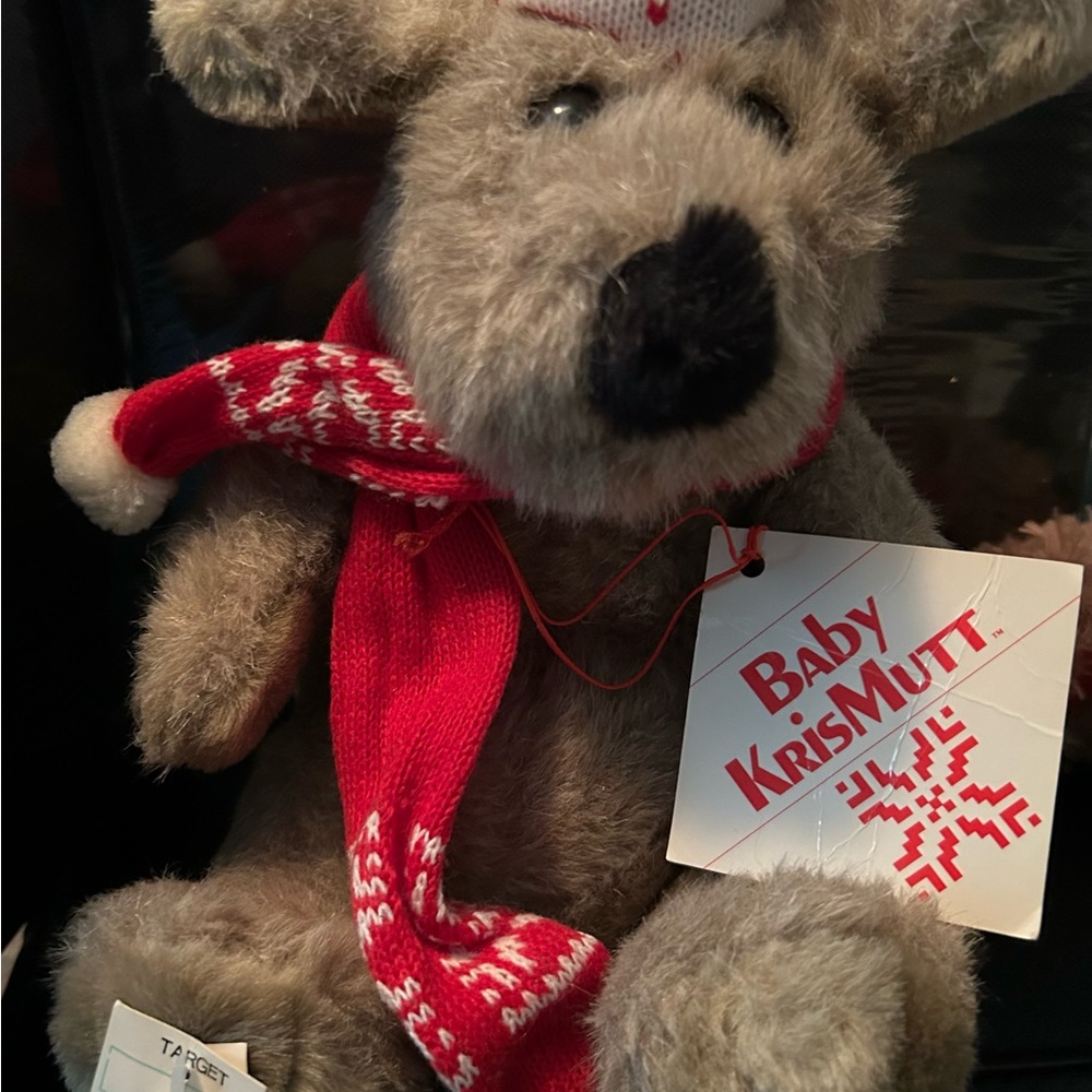 Baby Krismutt Plush Toy with Red Scarf